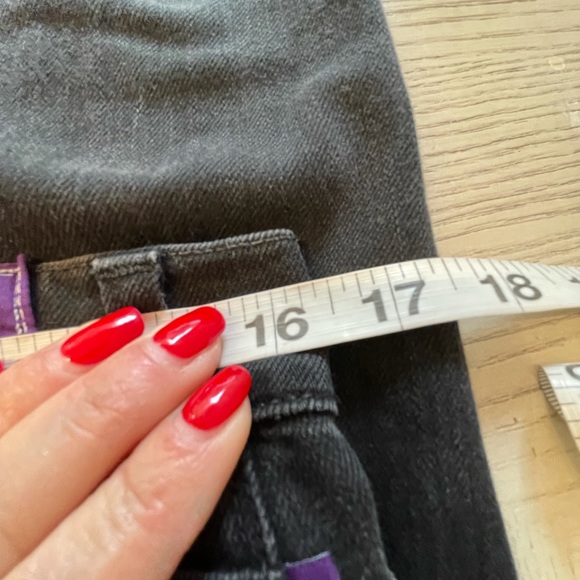 Victoria Beckham BLKSTR Embroidered Jeans Sz 27 - Picture 8 of 10